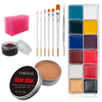 Professional Special Effects Makeup Kit for Halloween and Cosplay
