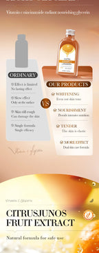 Vitamin C Brightening Face Serum for Radiant Hydrated Skin