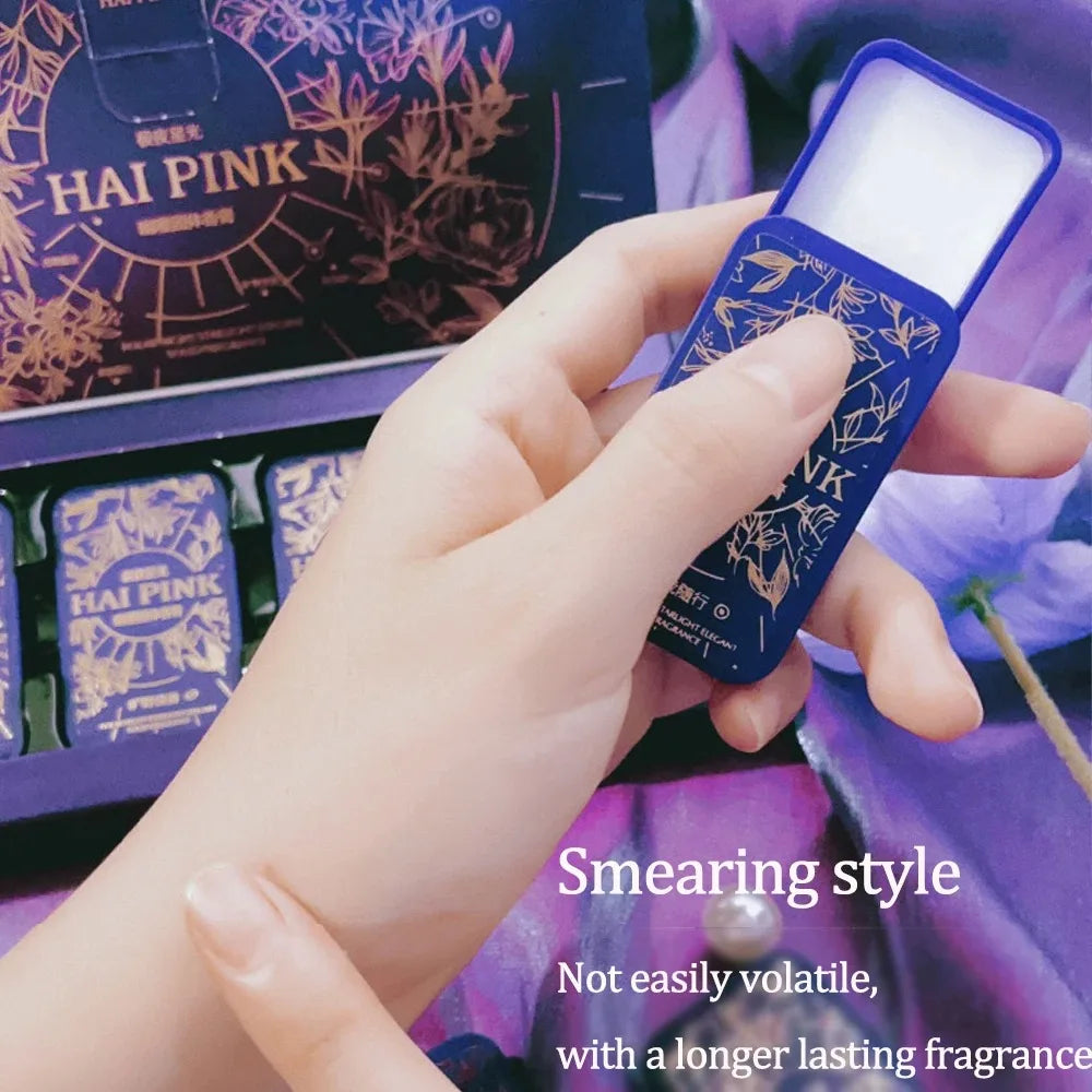 4-Piece Portable Solid Perfume Fragrance Gift Set