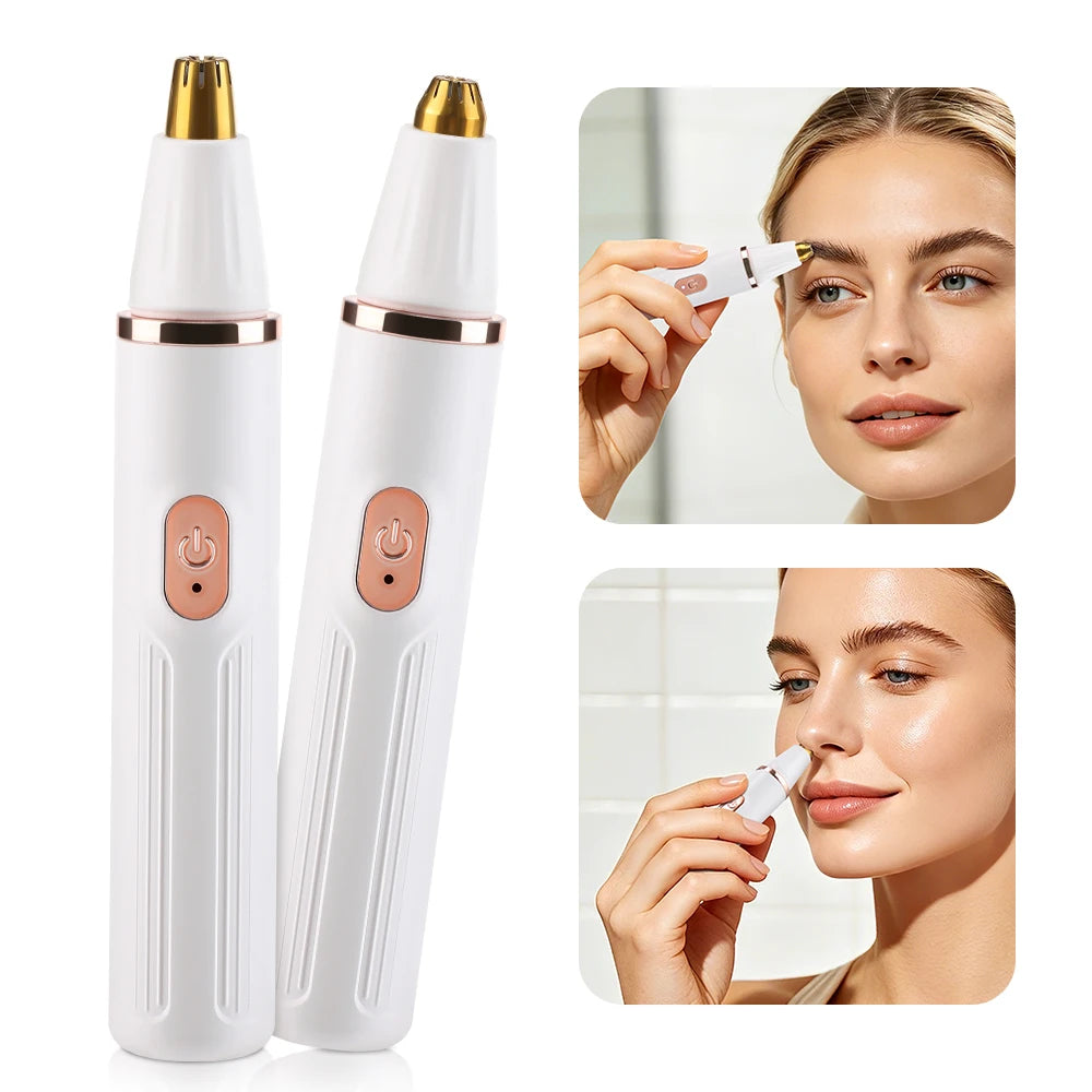 2-in-1 Electric Eyebrow and Nose Hair Trimmer - 1