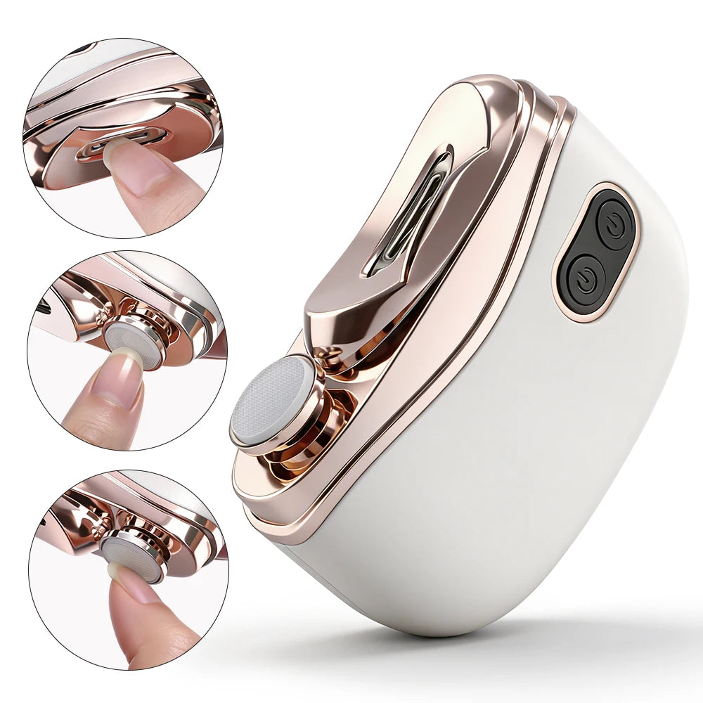 Automatic Electric Nail Trimmer with LED Light