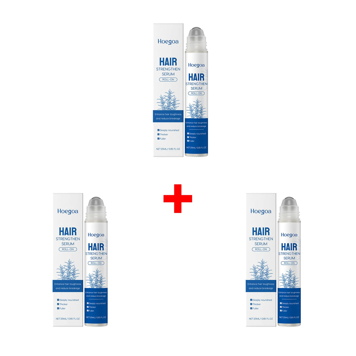 Rosemary Hair Growth Serum Roller for Thinning Hair
