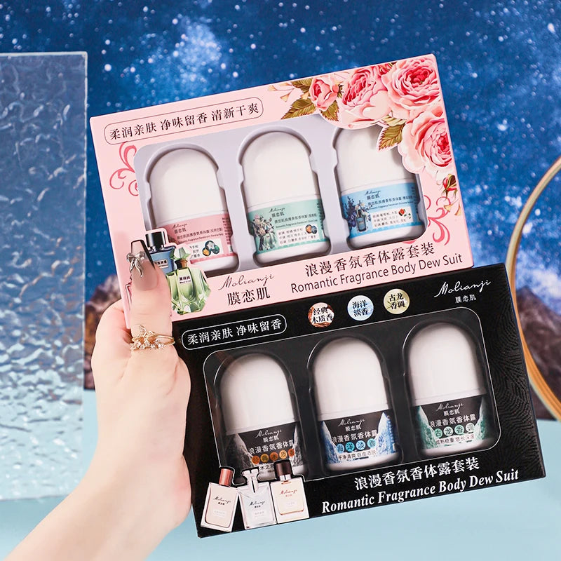 3-Piece Long-Lasting Romantic Fragrance Body Lotion Set