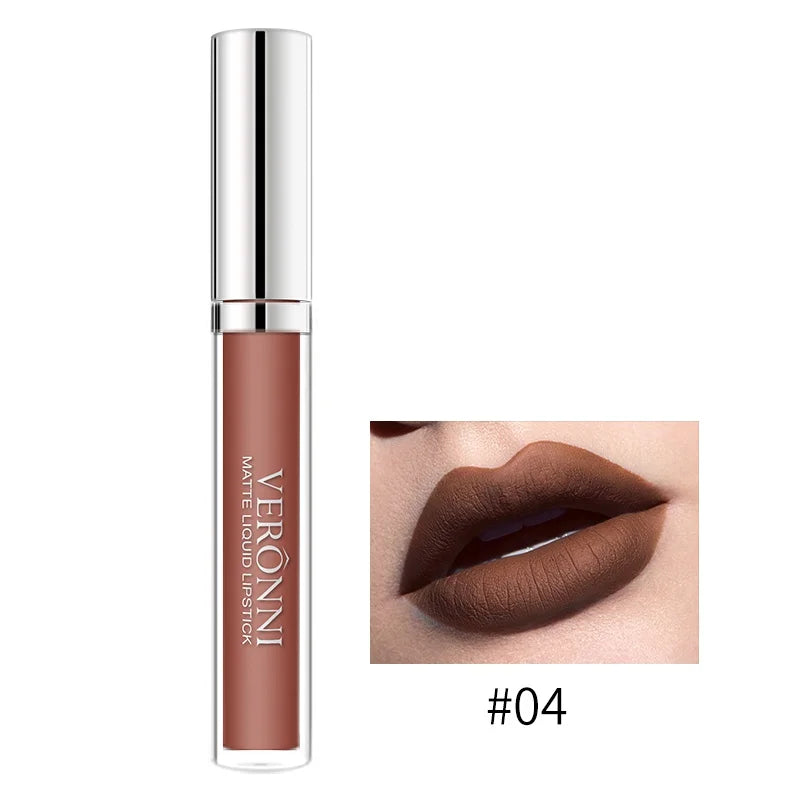 Long-Lasting Waterproof Matte Liquid Lipstick - 13