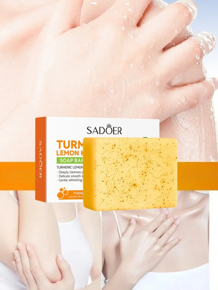 Turmeric and Lemon Brightening Cleansing Soap Bar