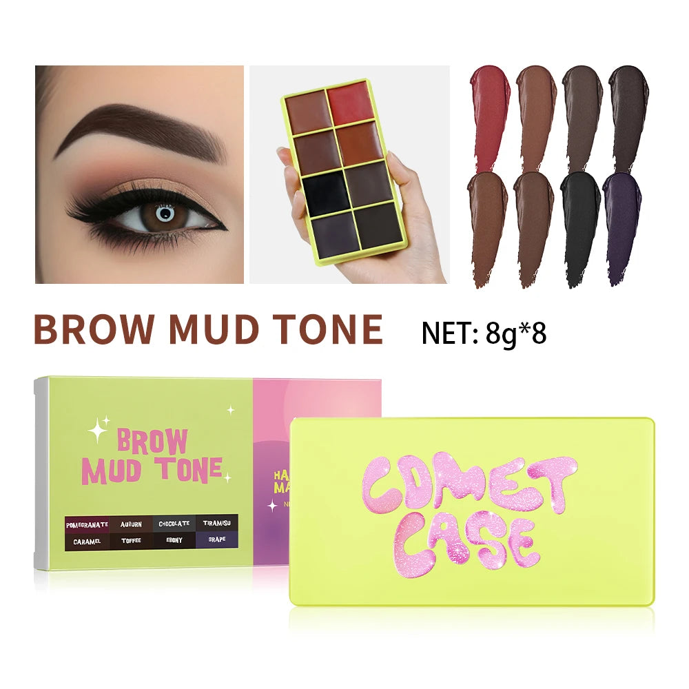 8-Color Cream Blush and Highlighter Palette