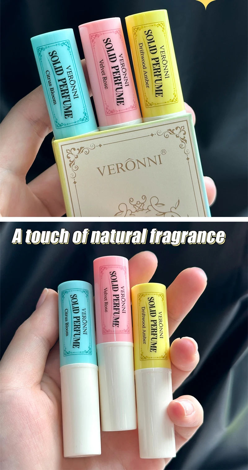 Portable Solid Perfume Stick Set for Long-Lasting Fragrance - 19