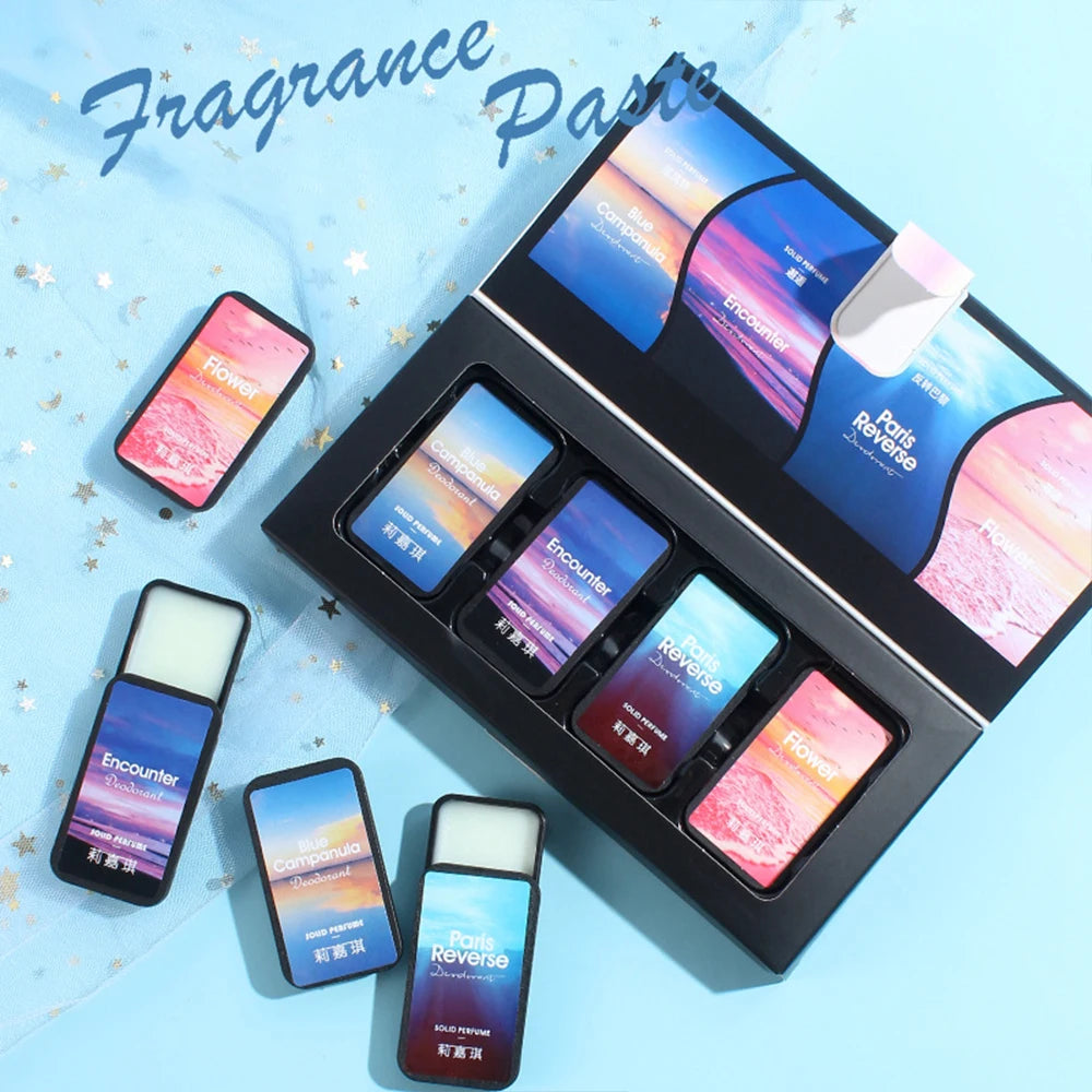 Portable Solid Perfume Fragrance Set