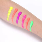 Neon UV Glow Face and Body Paint for Parties and Festivals