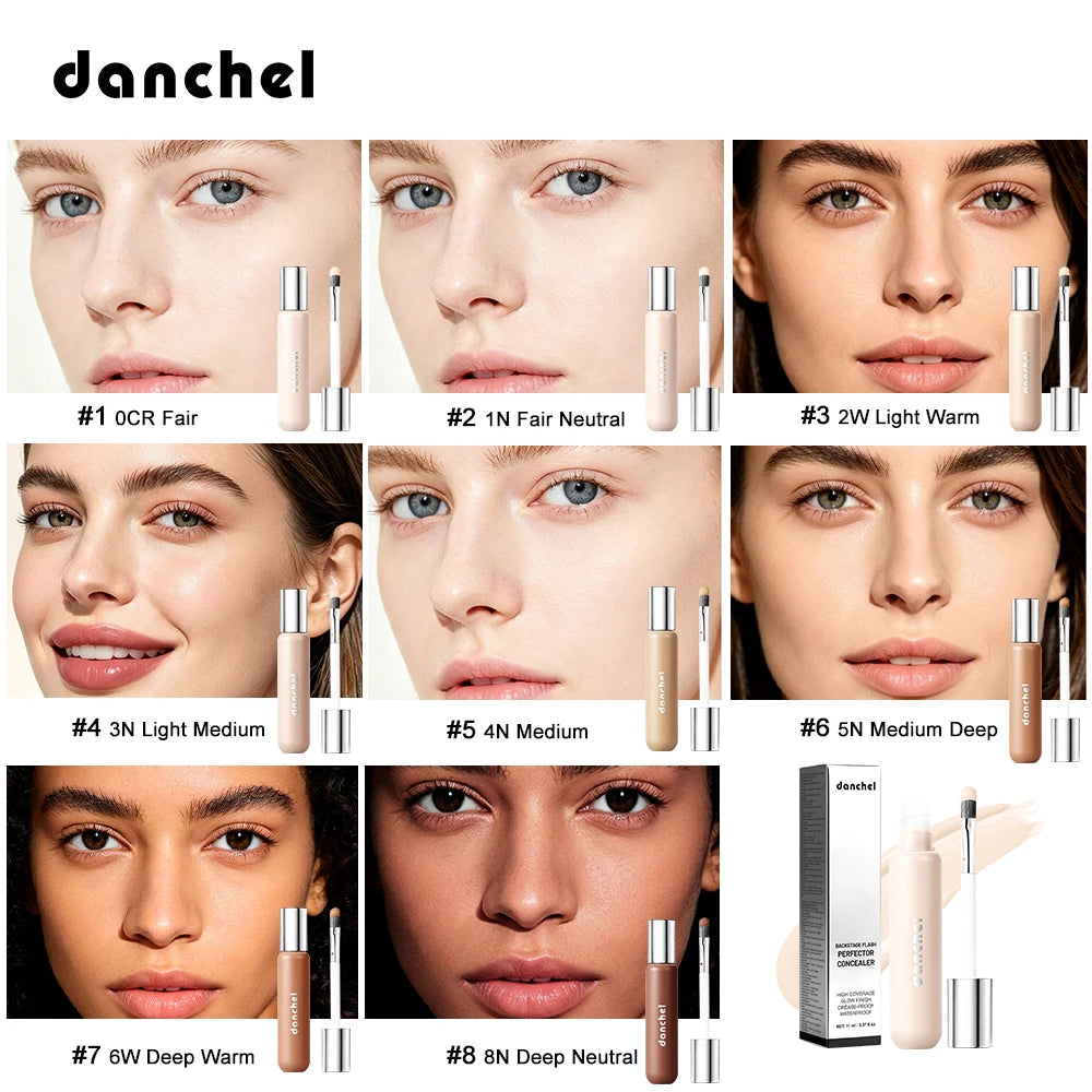 Full Coverage Waterproof Liquid Concealer for Face and Body