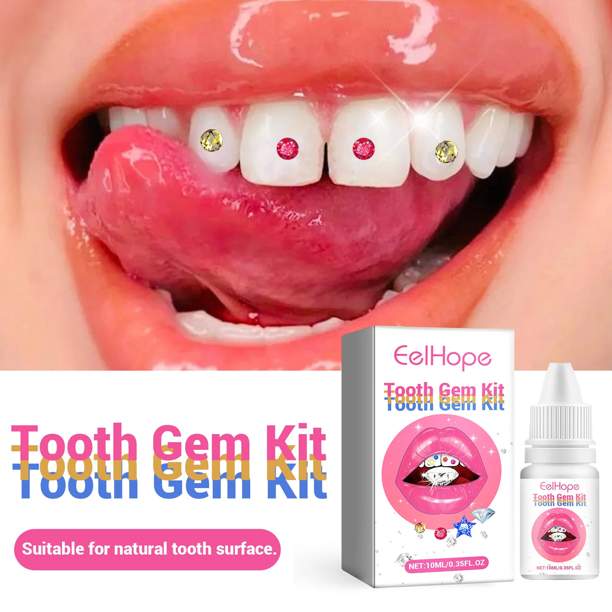 DIY Professional Tooth Gem Kit for Sparkling Dental Jewelry