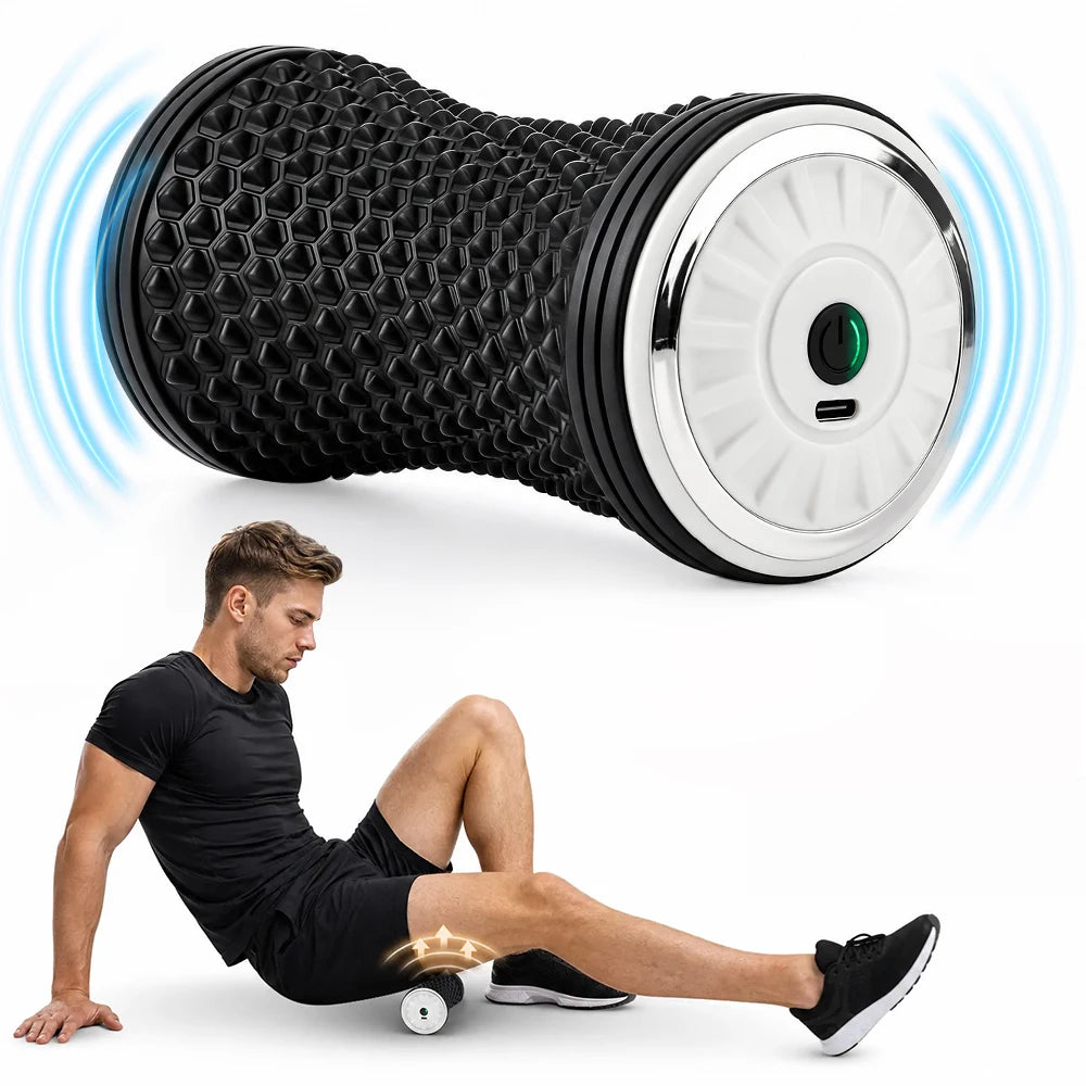 Electric Vibrating Muscle Recovery Massage Roller - 16