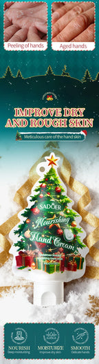 Moisturizing Christmas Hand Cream for Dry Winter Skin