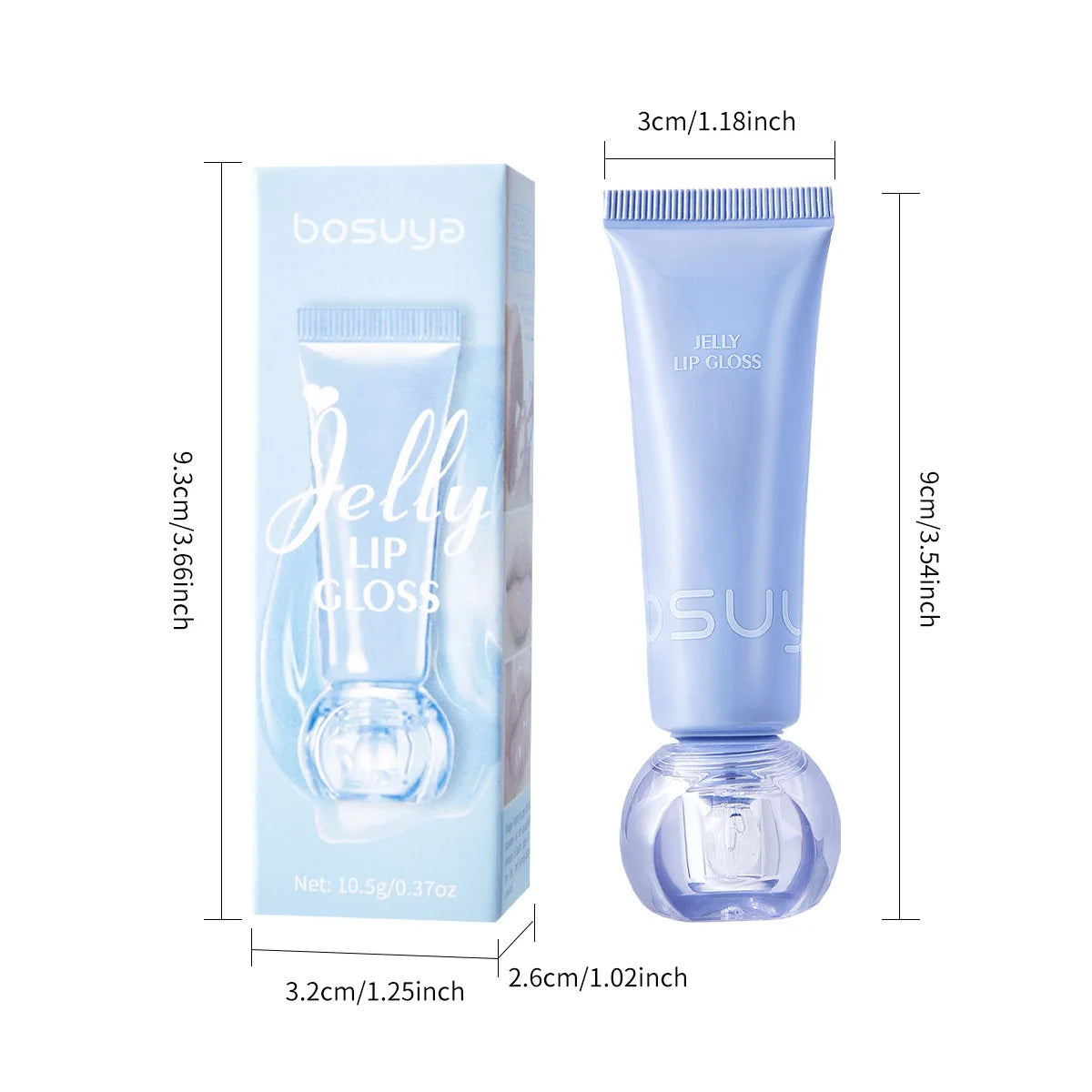 Long-Lasting Moisturizing Jelly Lip Gloss