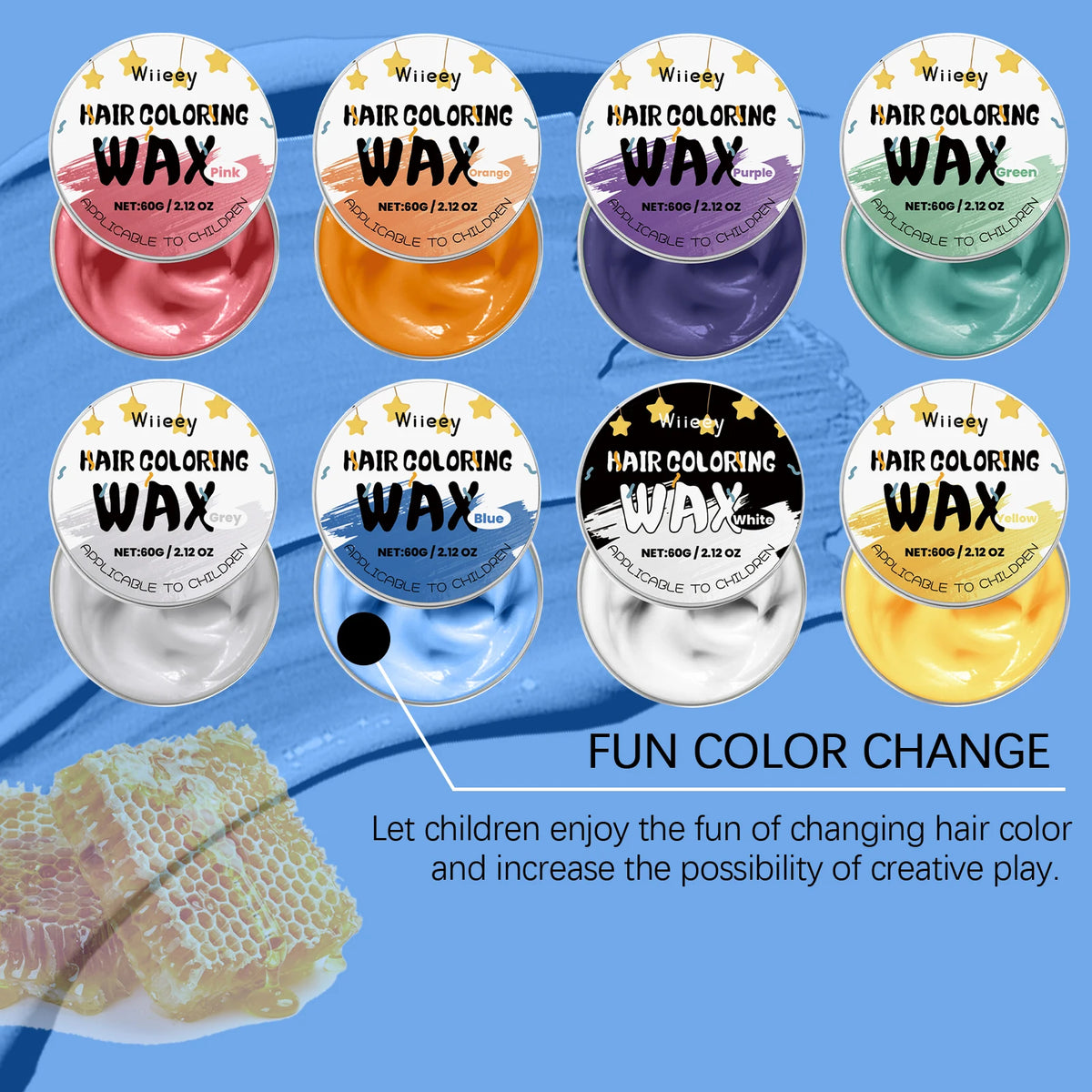 Temporary Hair Color Wax for Kids Parties
