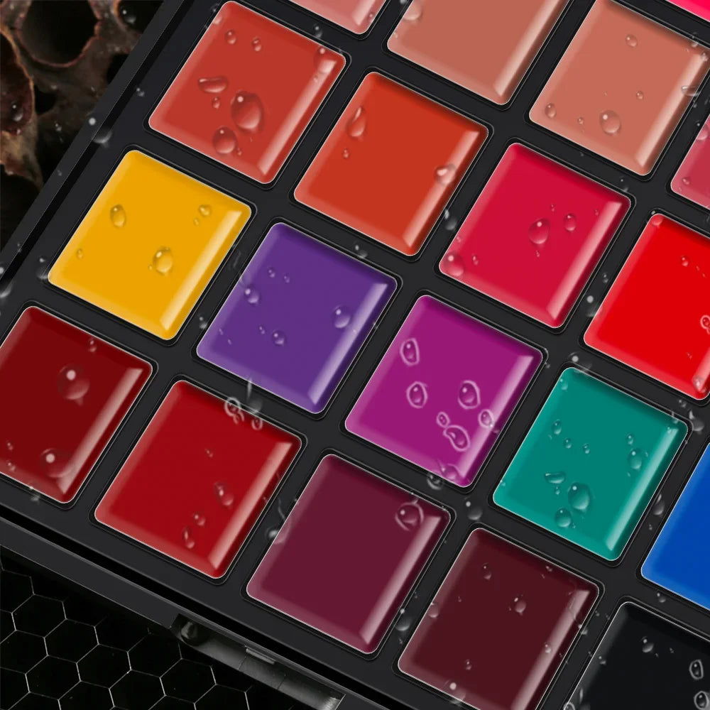 25-Color Professional Lip Makeup Palette - 4