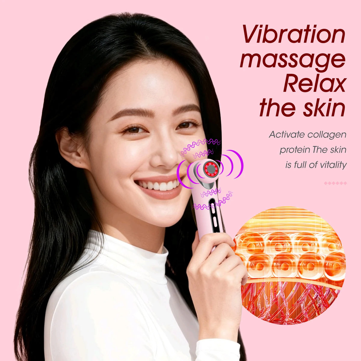 3-in-1 LED Photon Eye and Facial Rejuvenation Wand