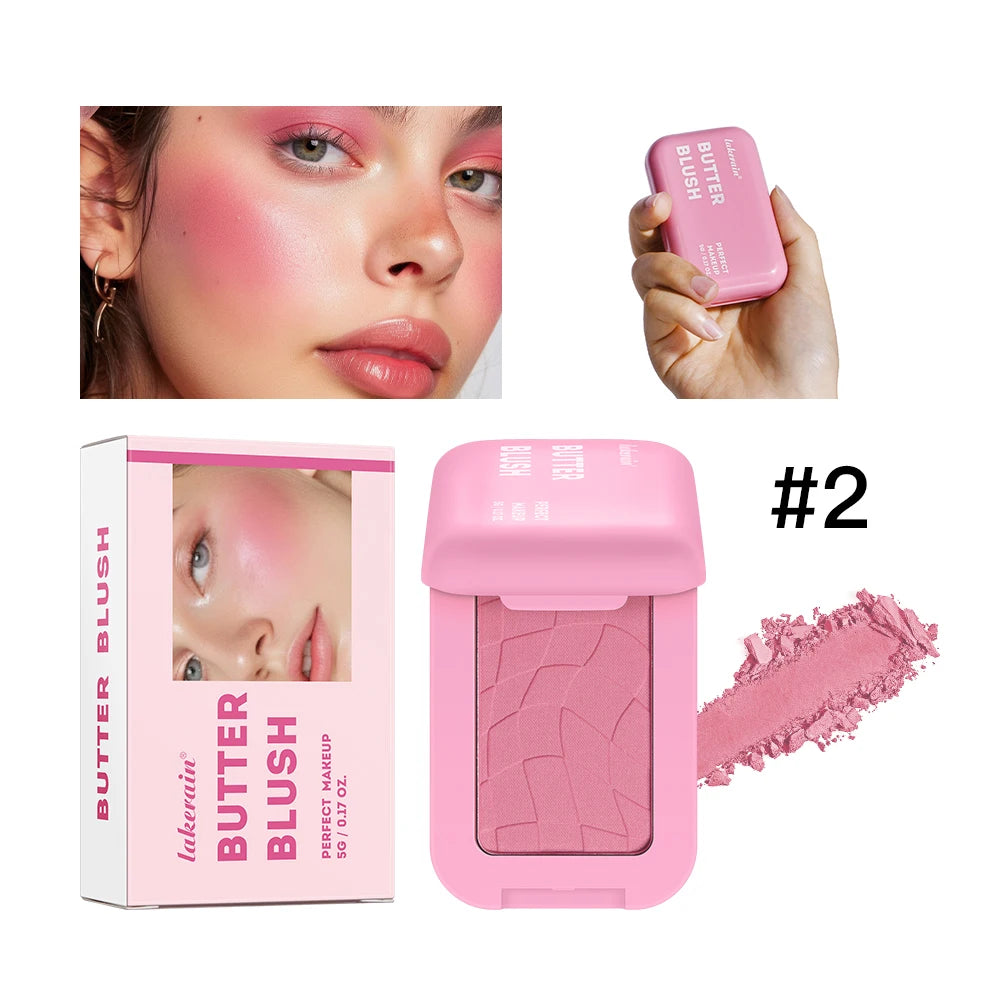 Silky Butter Cream Blush for Long-Lasting Natural Glow - 24