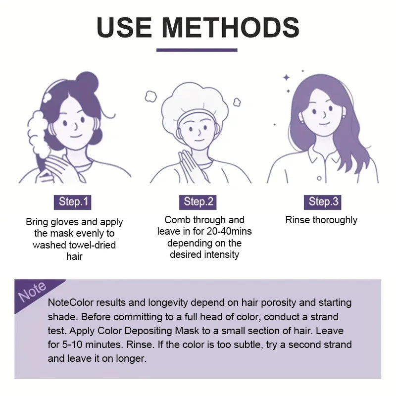 Semi-Permanent Color Depositing Hair Dye Shampoo - 10
