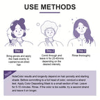 Semi-Permanent Color Depositing Hair Dye Shampoo