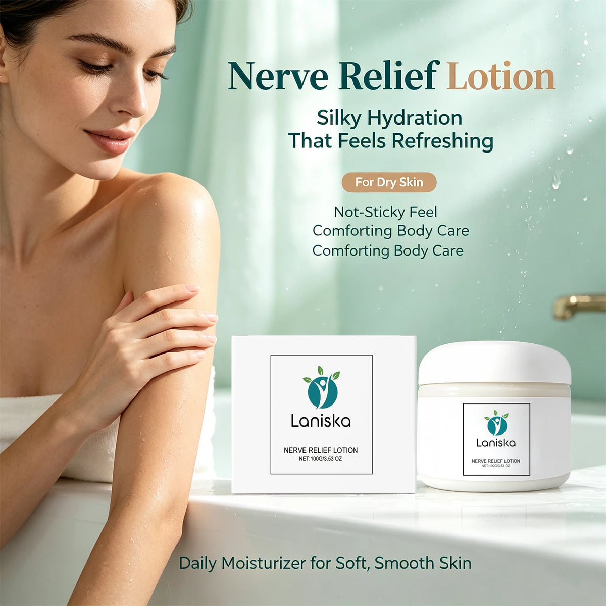 Soothing Nerve Relief Lotion for Tired Body and Muscle Comfort