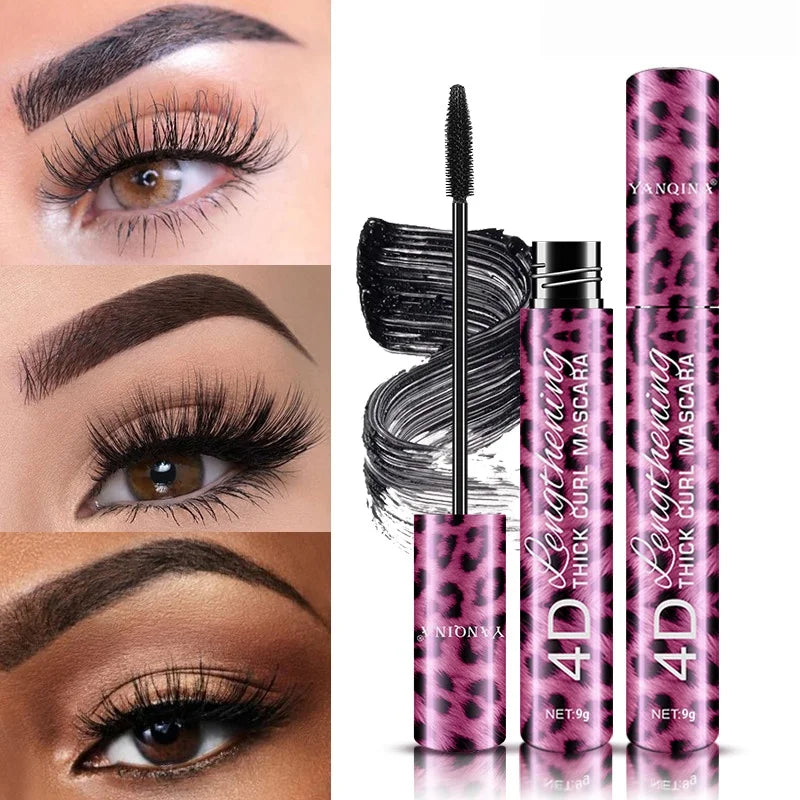 Waterproof 4D Mascara and Eyeliner Duo Set