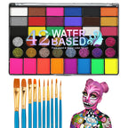 42-Color Professional Face and Body Paint Palette