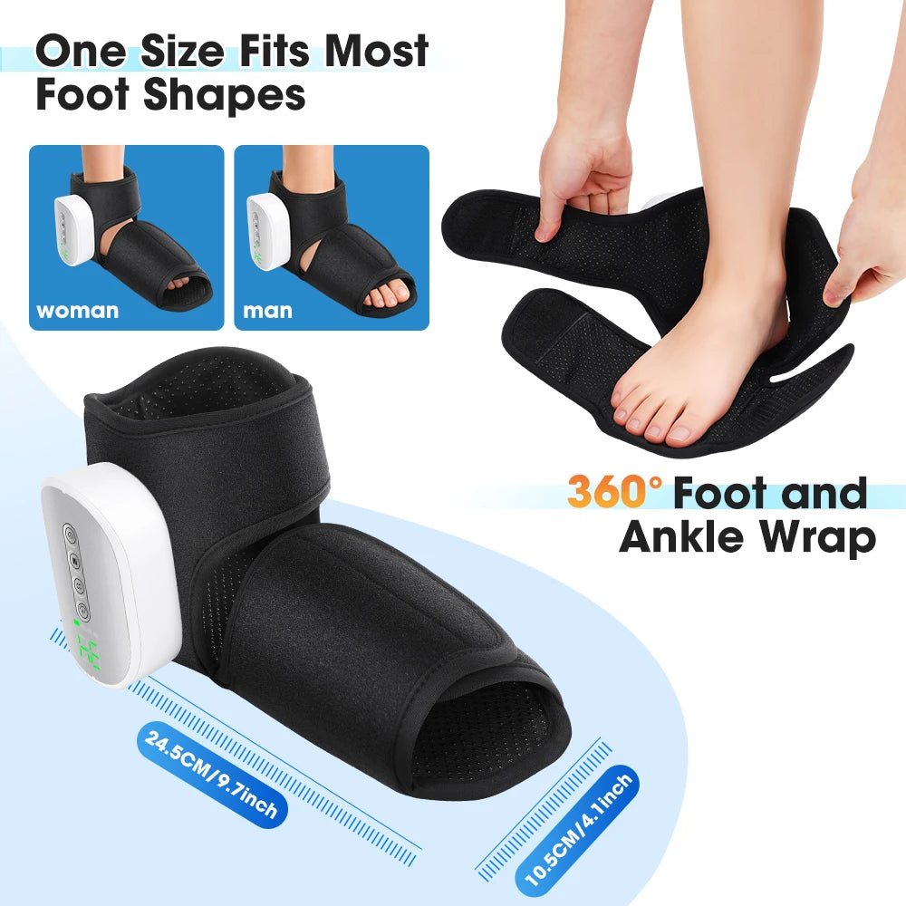Heated Air Compression Foot and Ankle Massager