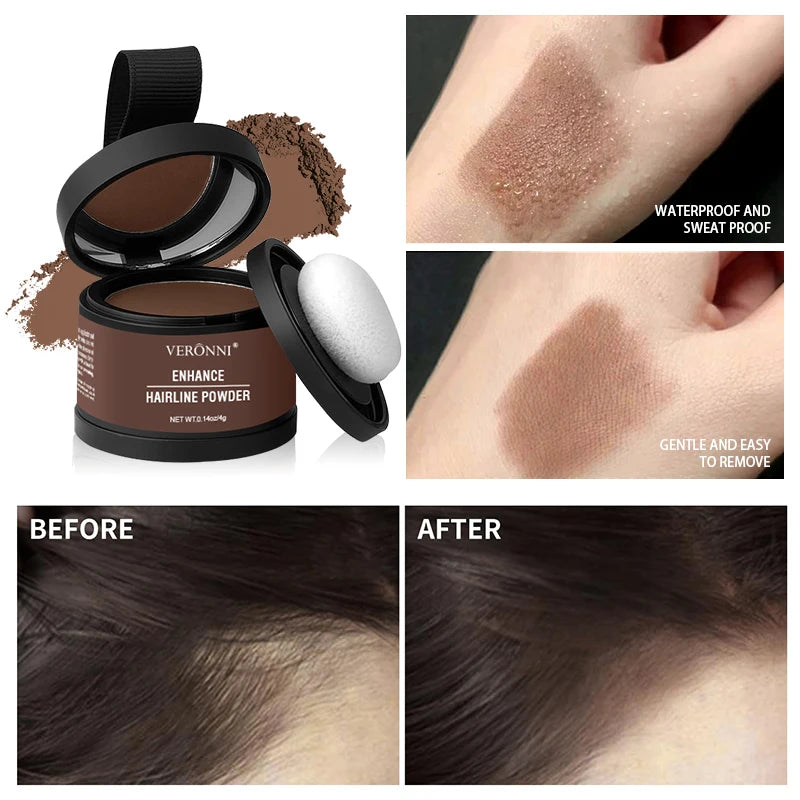Waterproof Hairline Shadow Powder for Thicker Hair
