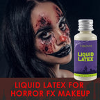 Liquid Latex Makeup Kit for Halloween SFX Scars and Prosthetics