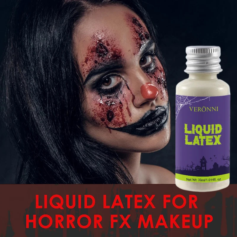 Liquid Latex Makeup Kit for Halloween SFX Scars and Prosthetics