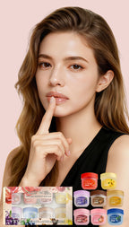 Hydrating Fruit Extract Lip Balm Set for Soft Smooth Lips