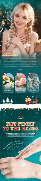 Moisturizing Christmas Hand Cream for Dry Winter Skin