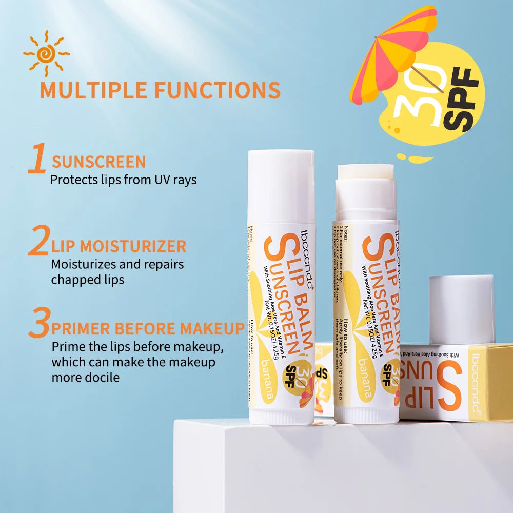 SPF 30 Sunscreen Moisturizing Lip Balm for Daily Protection