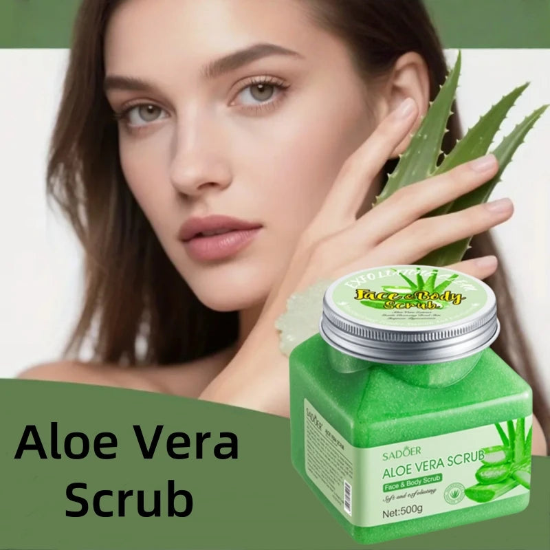 Aloe Vera Exfoliating Face and Body Scrub - 1