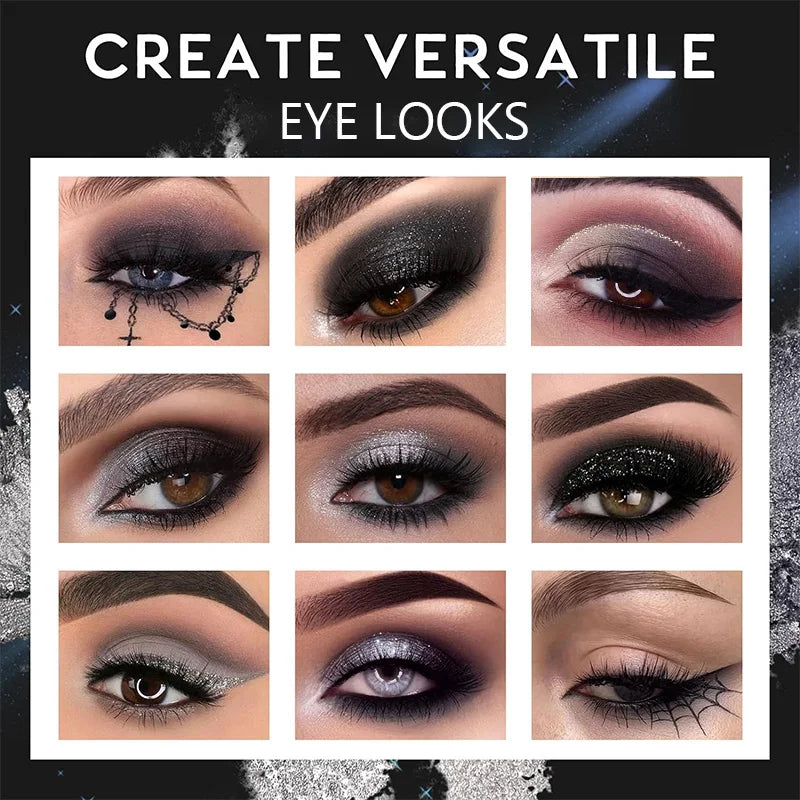 9-Color Smoky Matte and Shimmer Eyeshadow Palette