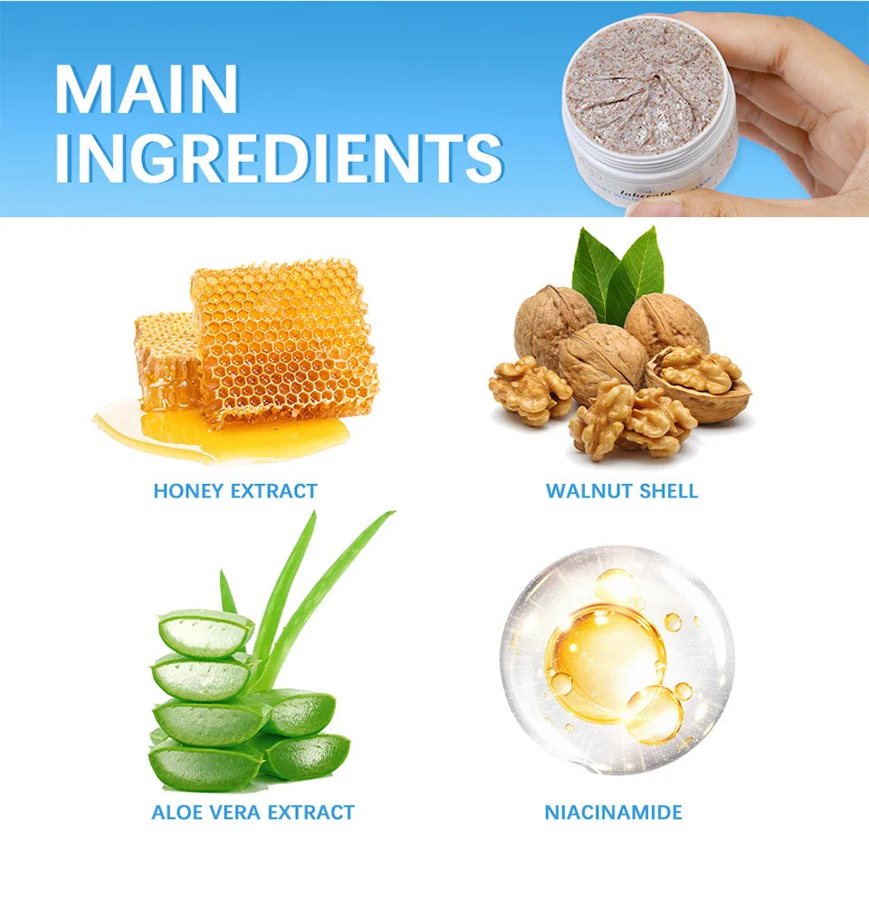 Honey Walnut Exfoliating Facial Scrub and Moisturizing Mask - 11