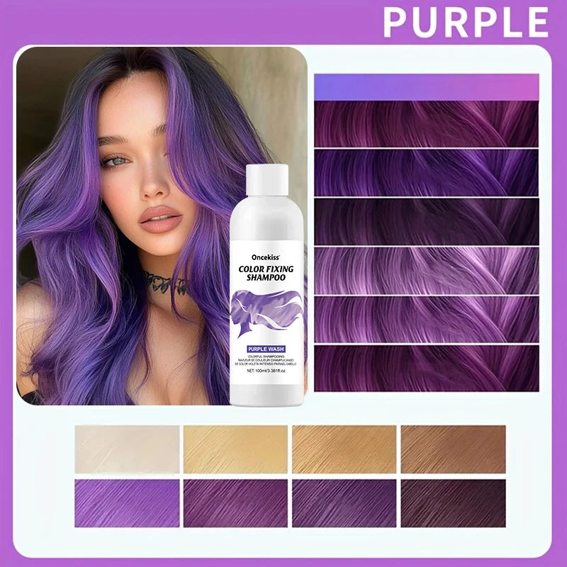 Semi-Permanent Color Depositing Hair Dye Shampoo