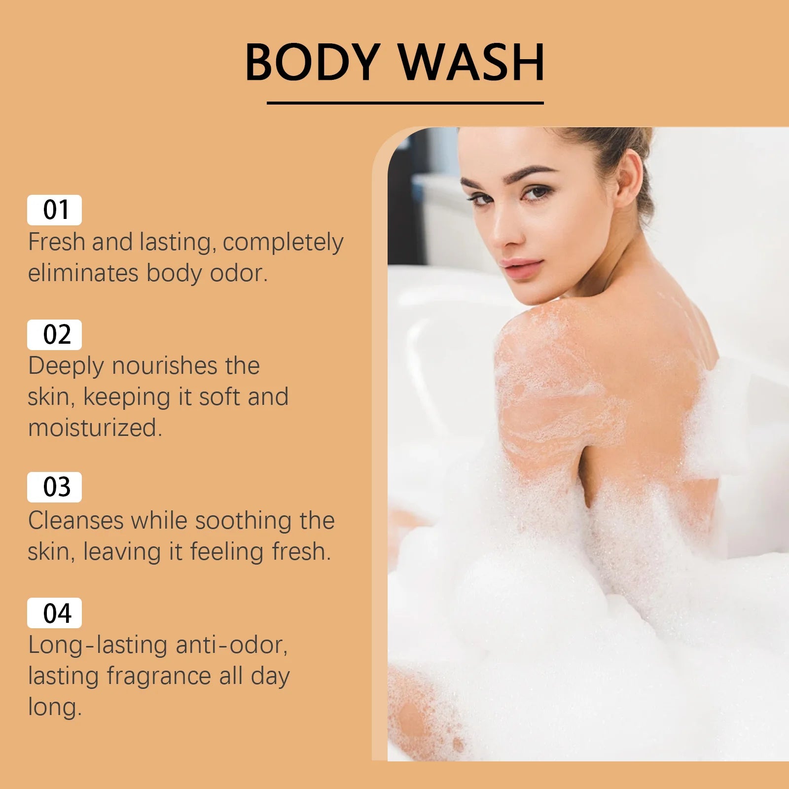 Persimmon Odor Eliminating Body Wash - 10
