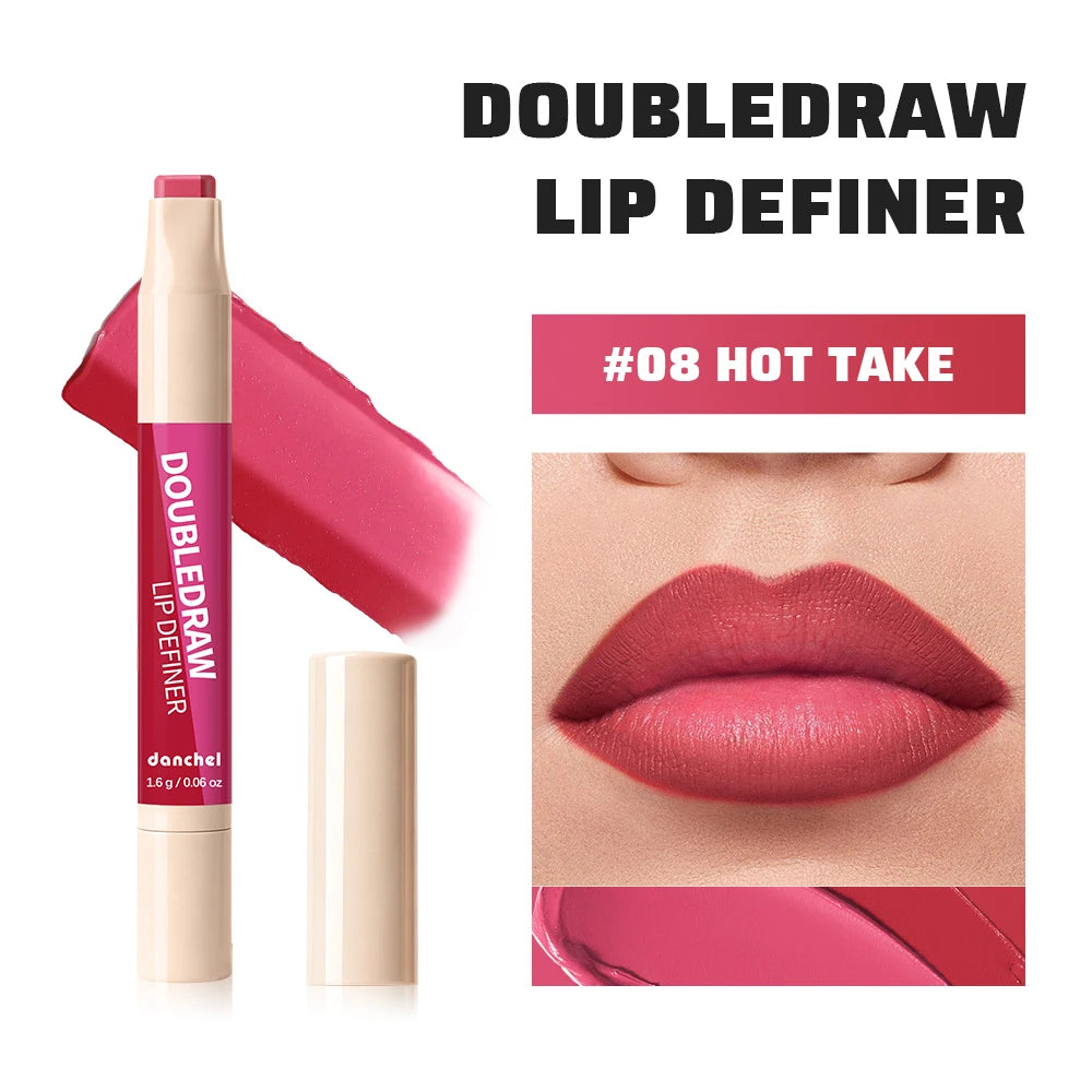 2-in-1 Dual Ended Lip Liner and Matte Lipstick