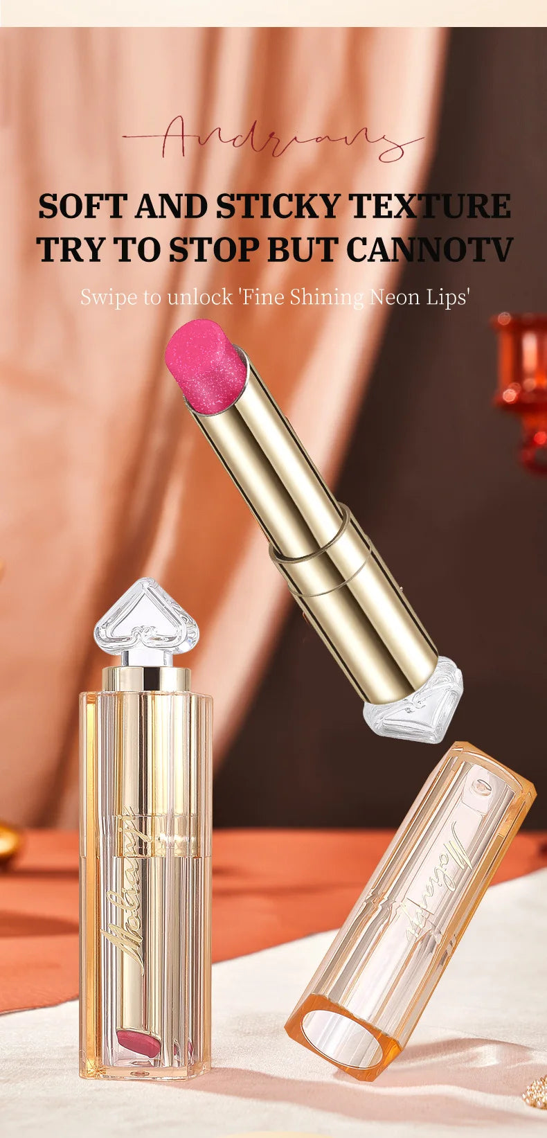 Long-Lasting Pearlescent Color-Changing Lipstick - 13