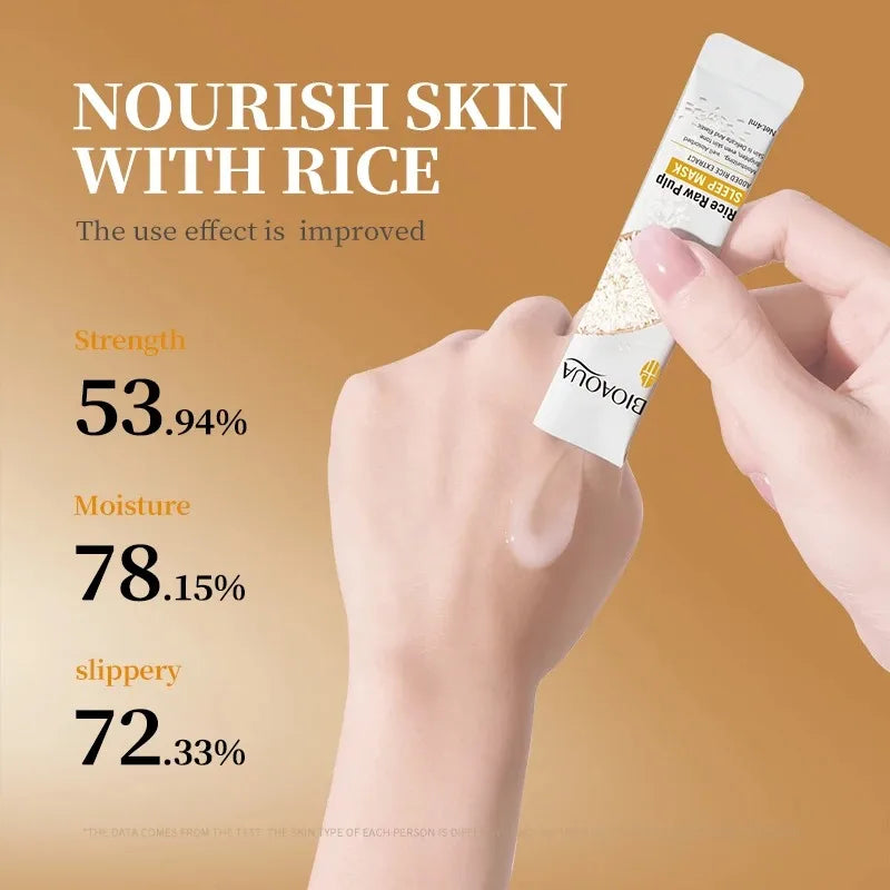 Hydrating Rice Extract Overnight Face Mask for Radiant Skin