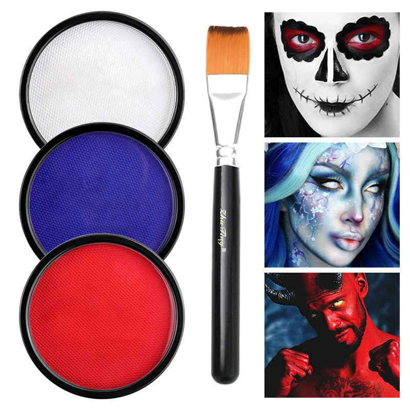 Professional Water-Based Face and Body Paint Set