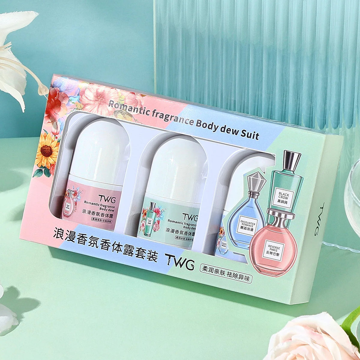 Portable Solid Perfume Stick Set for Daily Refreshment