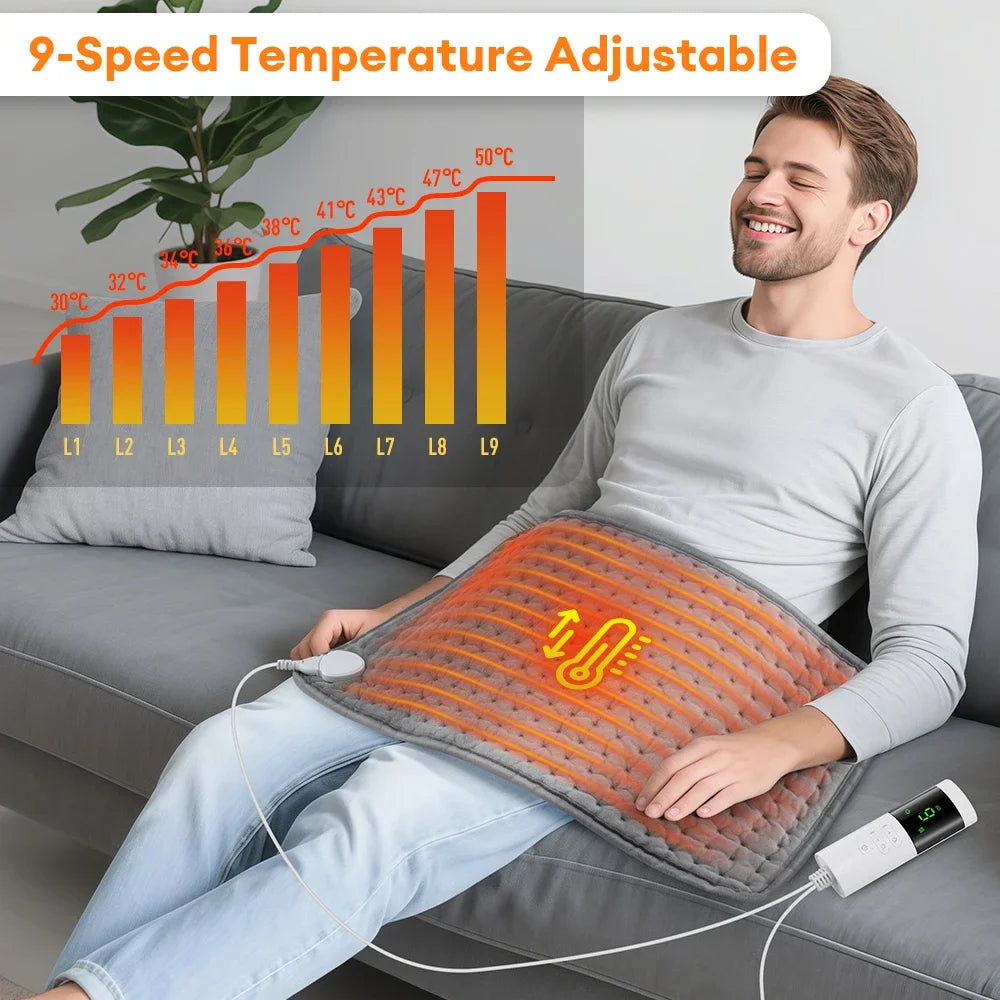 Electric Heating Pad for Back and Muscle Pain Relief - 1