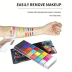 20-Color Professional Face and Body Painting Palette