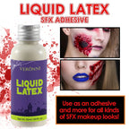 Liquid Latex Makeup Kit for Halloween SFX Scars and Prosthetics