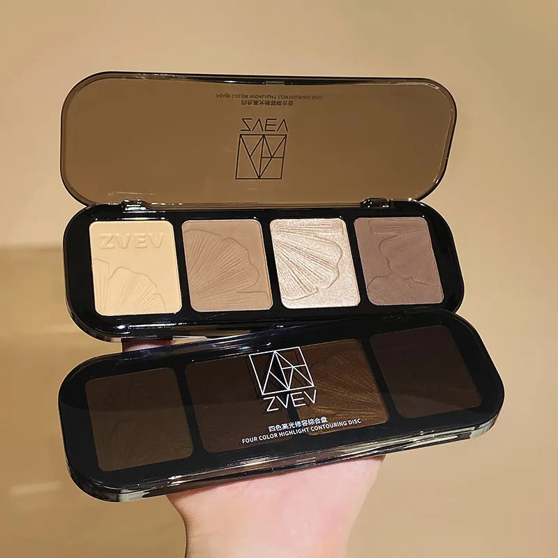4-Color Sculpting Contour and Highlighter Palette