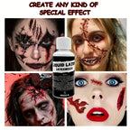 Liquid Latex for SFX Makeup and Halloween Special Effects