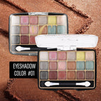 18-Color Glitter and Matte Eyeshadow Makeup Palette